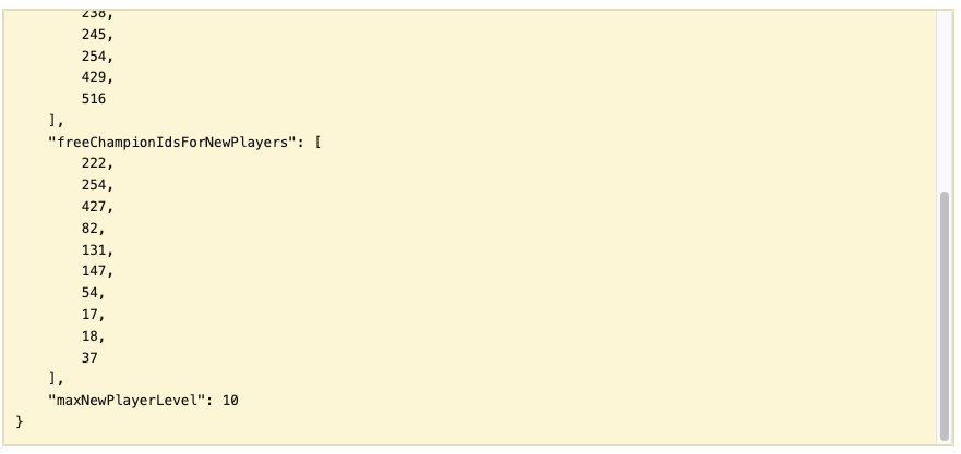 101 챔피언 로테이션